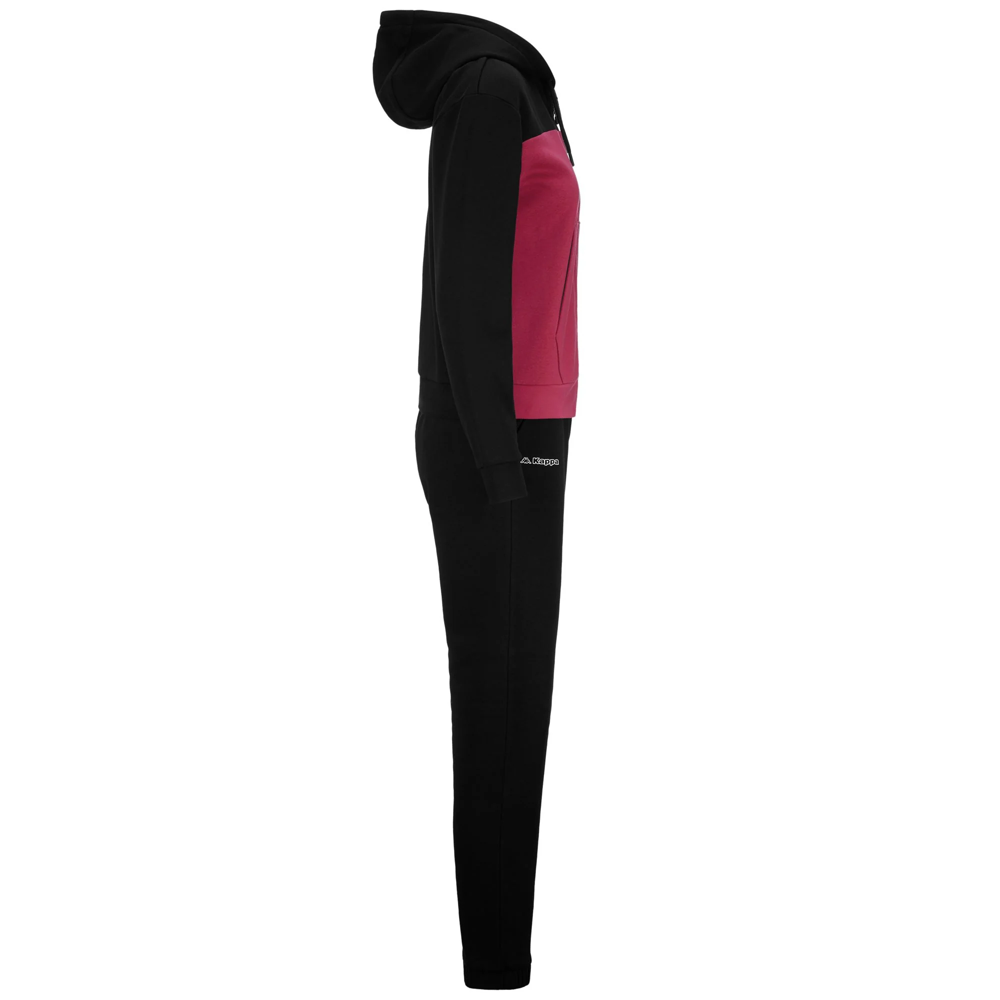LOGO  FESA - Sport Suits - TRACKSUIT - Woman - BLACK-FUCHSIA BRIGHT ROSE - Image 2