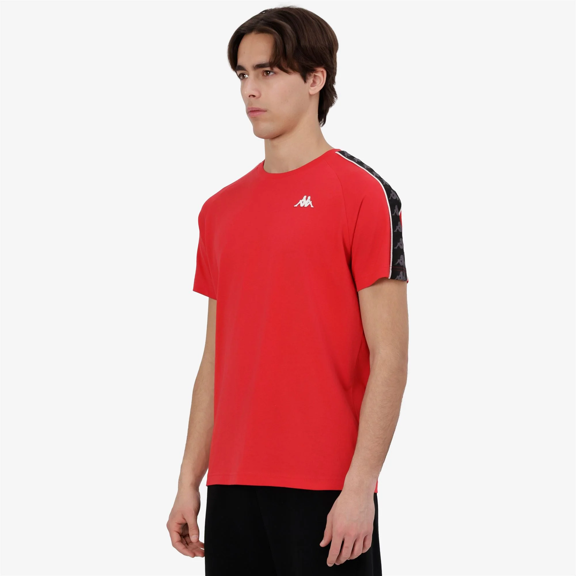 222 BANDA COEN SLIM - T-ShirtsTop - T-Shirt - Man - RED RACING-BLACK-WHITE - Image 3