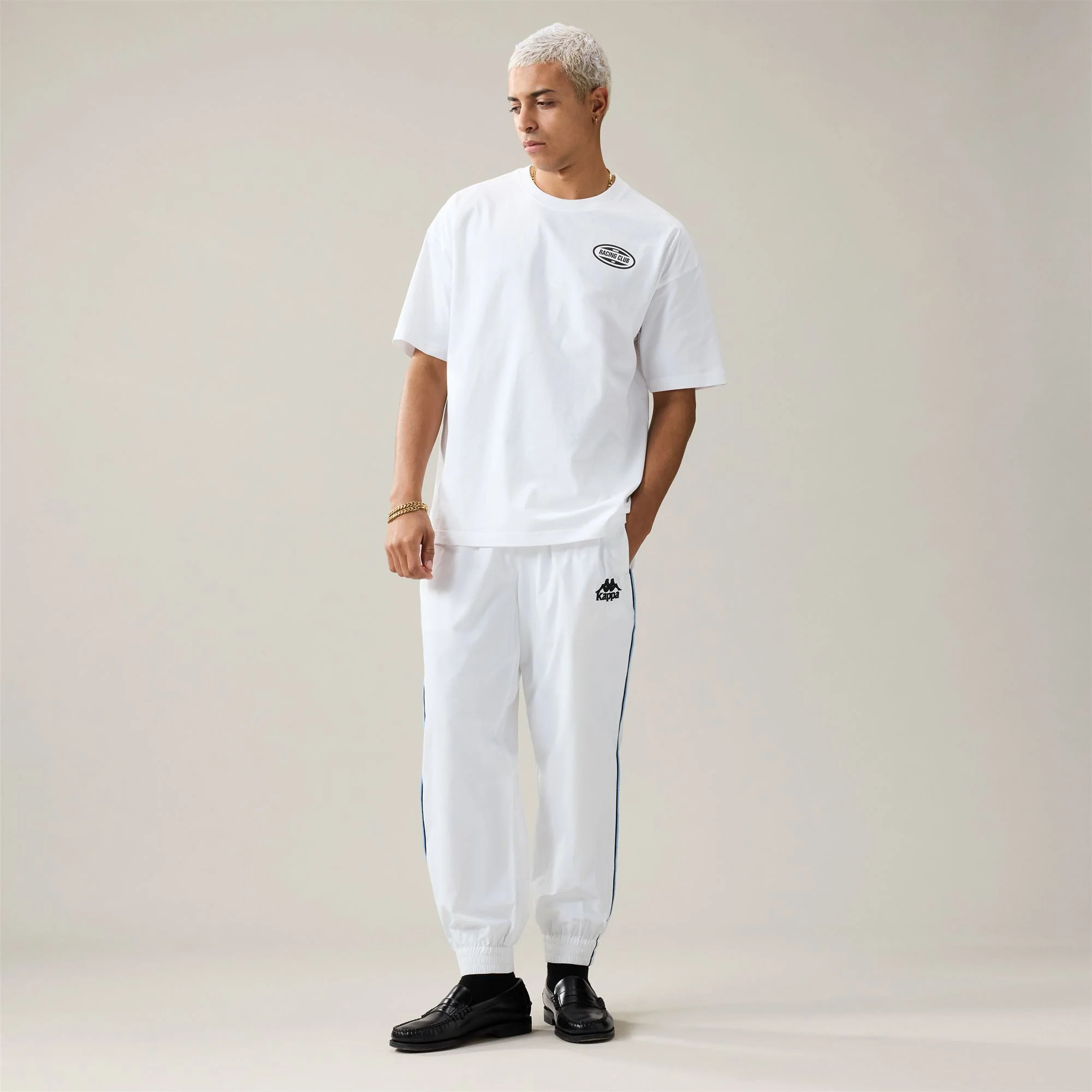 AUTHENTIC  SOLIAN - T-Shirts & Top - T-Shirt - Man - White-Black - Image 4