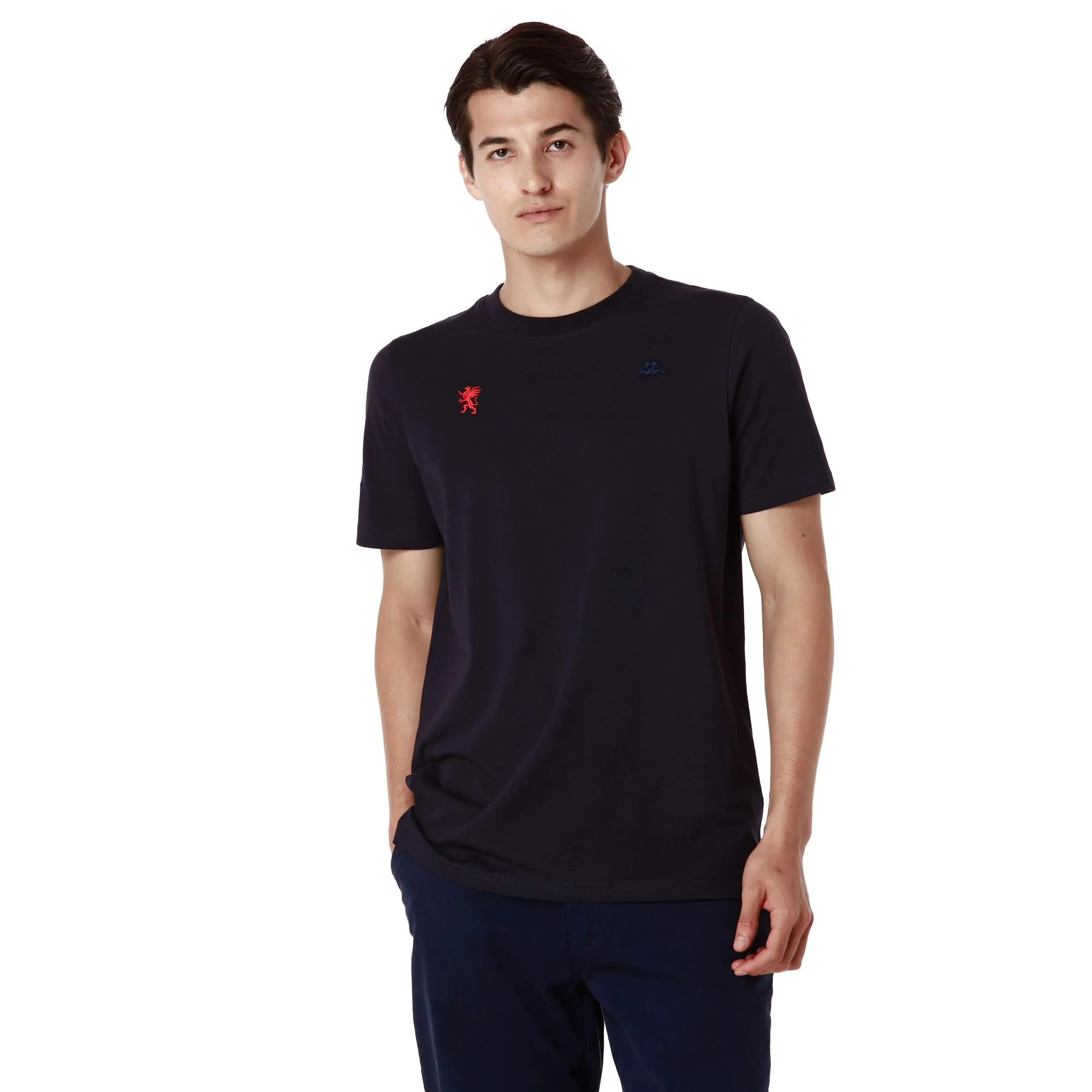 LUC GENOA - T-ShirtsTop - T-Shirt - Man - BLUE MARINE-RED BLAZE - Image 3