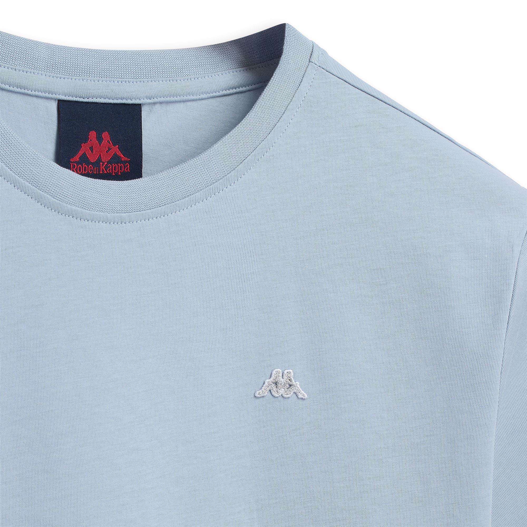 KATIE - T-ShirtsTop - T-Shirt - Woman - AZURE DAYLIGHT-GREY SILVER - Image 3
