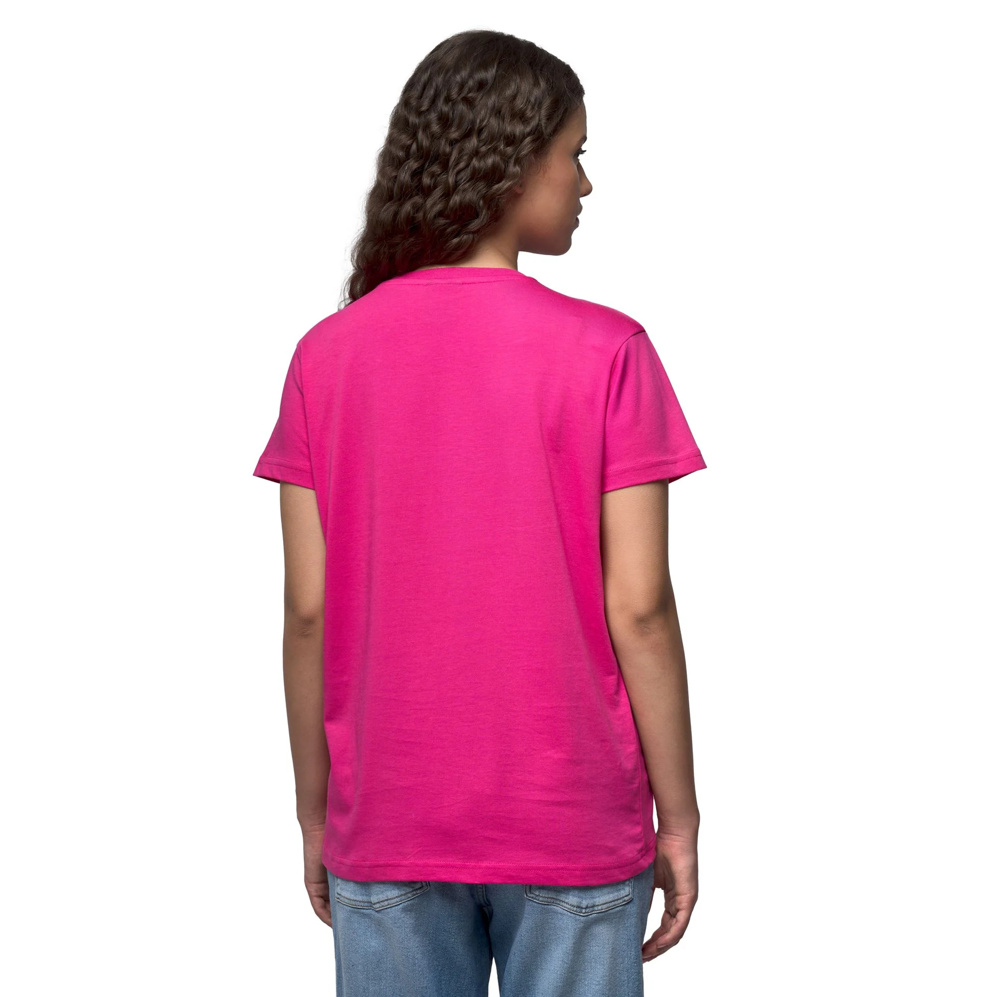 KATIE - T-ShirtsTop - T-Shirt - Woman - FUCHSIA PURPLE-GREY SILVER - Image 2