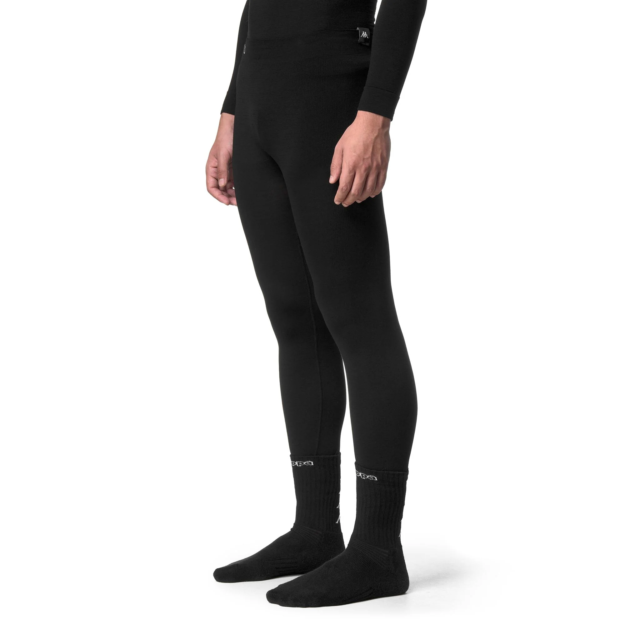 SKIN LEGWOOL - Underpants - Long - Unisex - Black-Black - Image 5