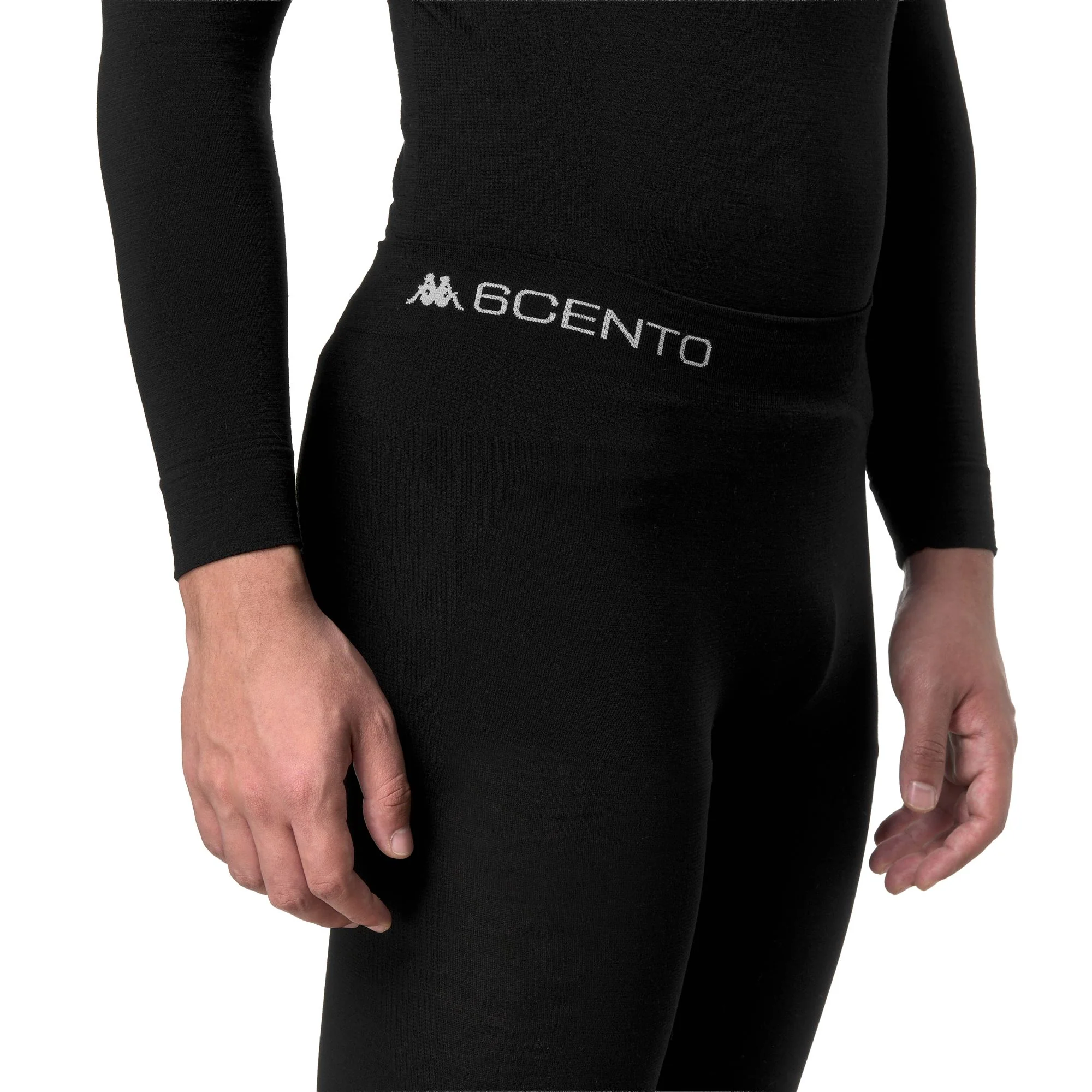 SKIN LEGWOOL - Underpants - Long - Unisex - Black-Black - Image 7
